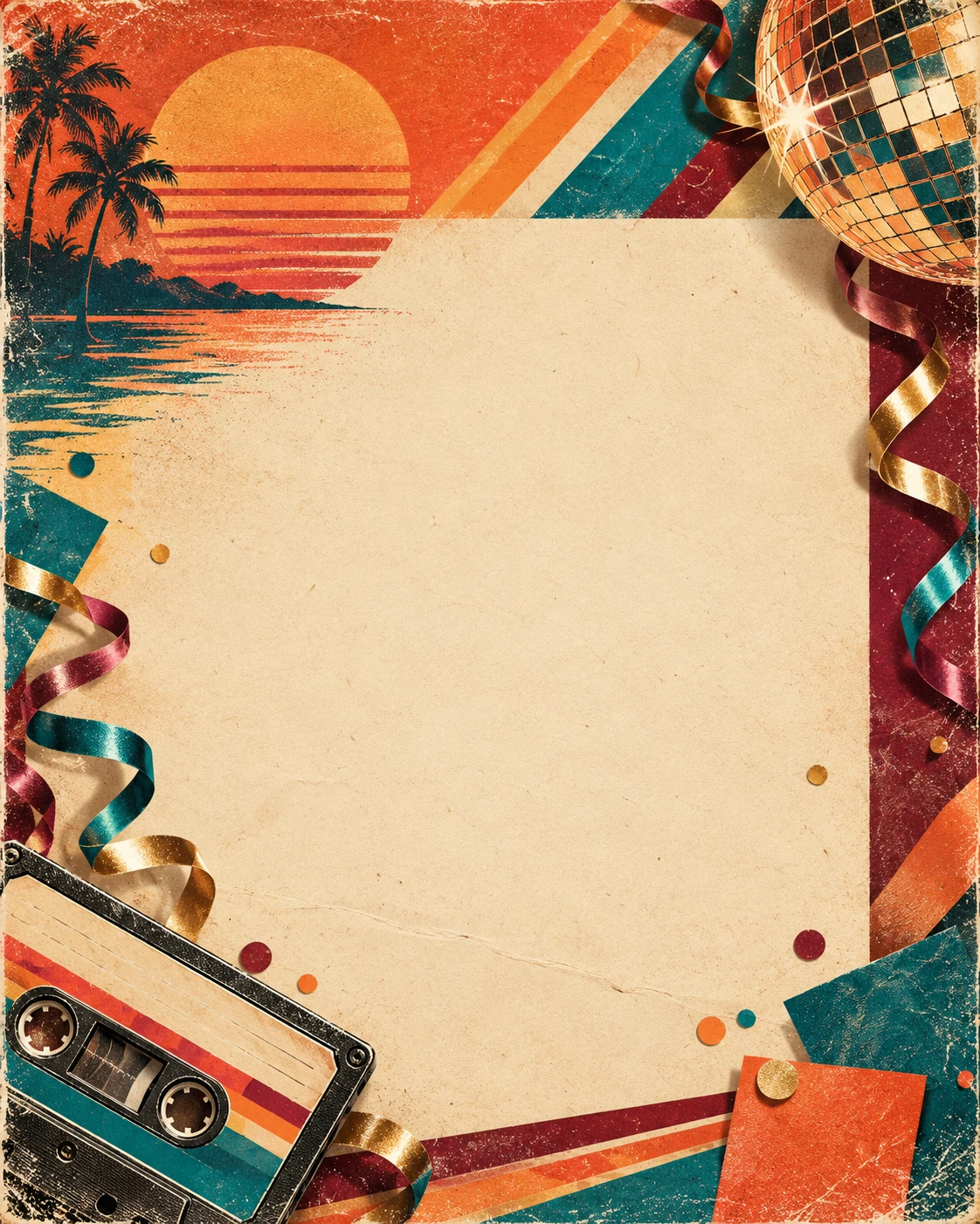 Invitación vintage para adultos