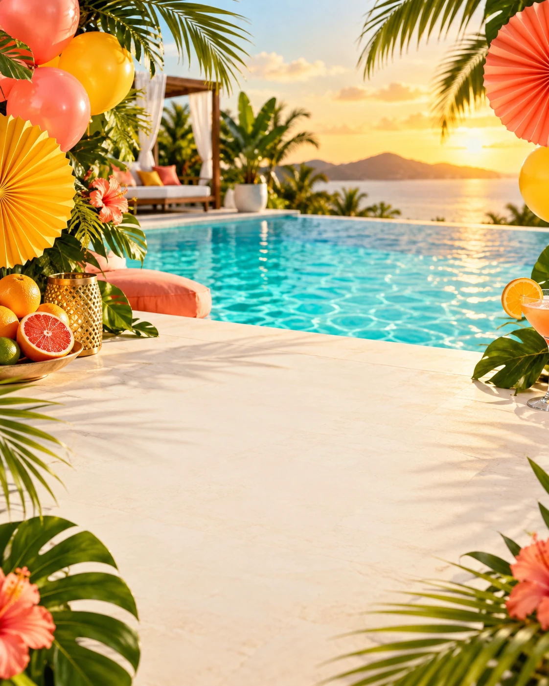Diseño de fiesta tropical