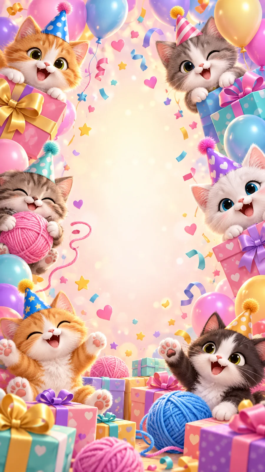 Invitación de gatitos