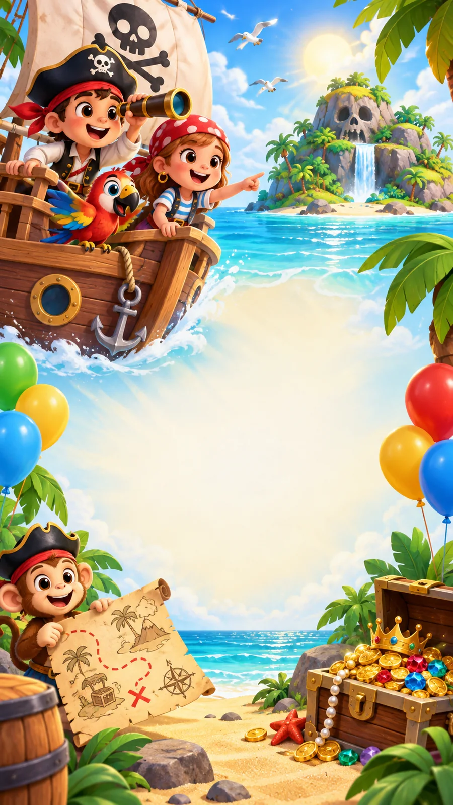 Invitación de piratas