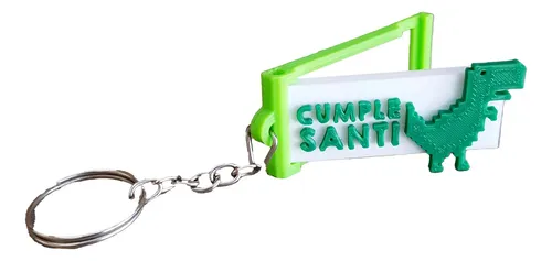 Llavero Dinosaurio Soporte Celular Cumpleaños X 10 Unidades