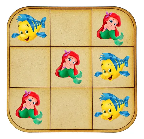 Ta Te Ti La Sirenita Flounder Souvenir Infantil Tateti X30