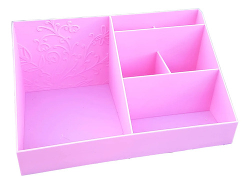 Organizador Para Maquillaje Cosmetologia Cosmeatria Rosa