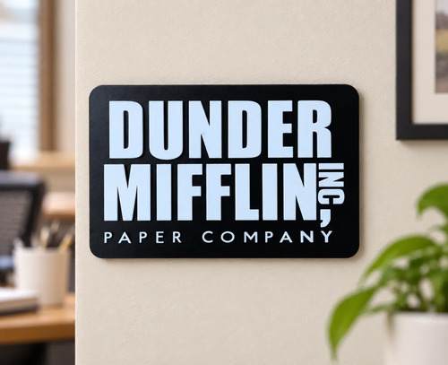 Cartel De Dunder Mifflin Serie The Office Dunder Mifflin — imagen 2 de 3