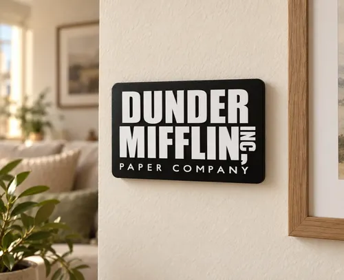 Cartel De Dunder Mifflin Serie The Office Dunder Mifflin — imagen 3 de 3