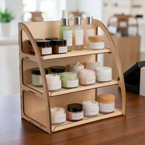 Organizador De Estante Escalera Para Cosméticos Y Cremas — imagen 2 de 3